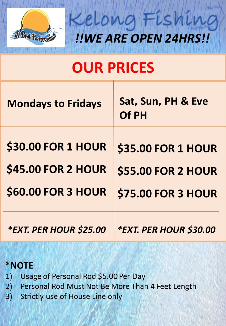 D'Best fishing latest price list and promotions! - FishingKaki.com