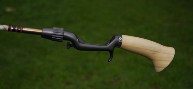 pistol grip fishing rod handles